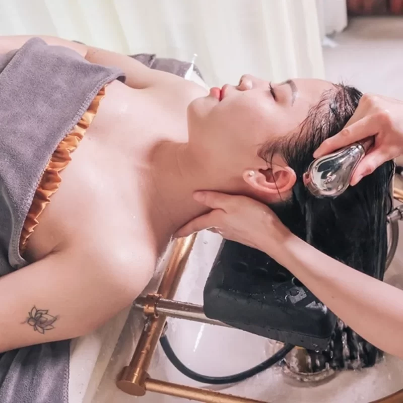 Quy trình các bước gội đầu dưỡng sinh chuẩn nhất tại Min Hie Spa